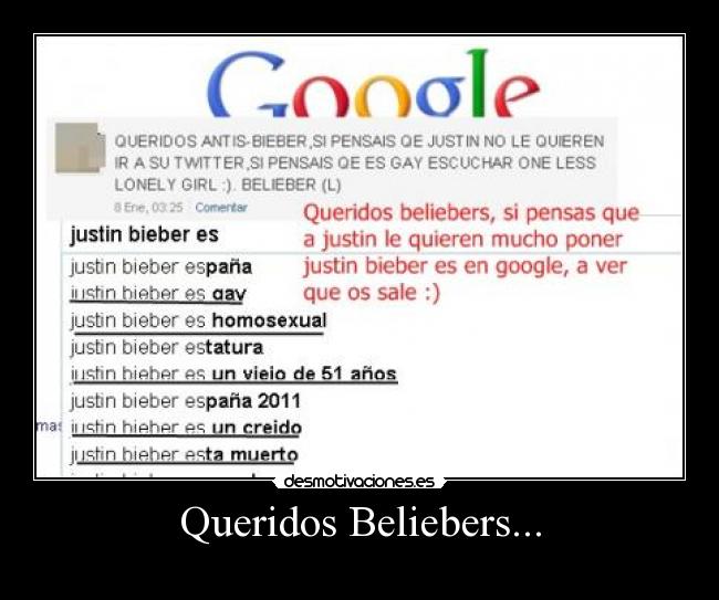 Queridos Beliebers... -