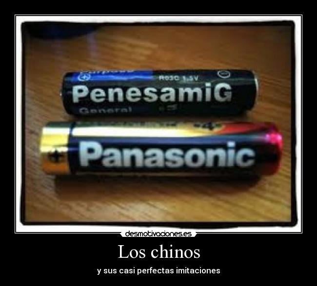 Los chinos - y sus casi perfectas imitaciones