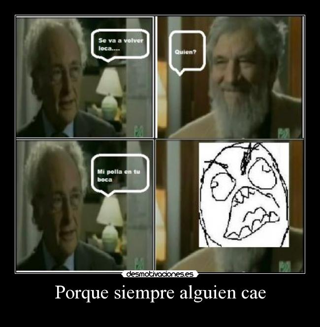 Porque siempre alguien cae -