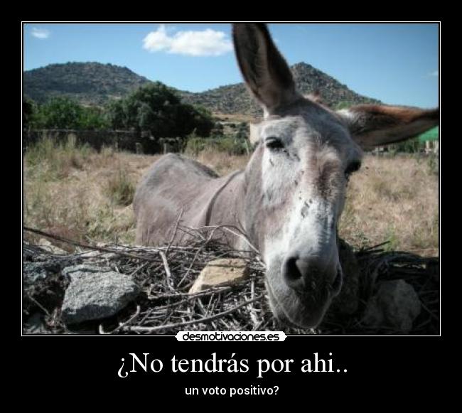 ¿No tendrás por ahi.. -