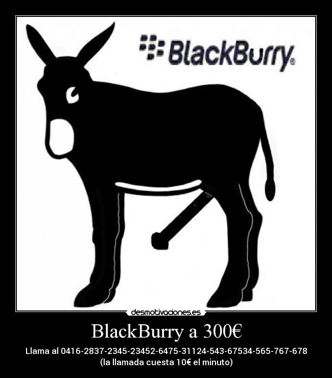 BlackBurry a 300€ -