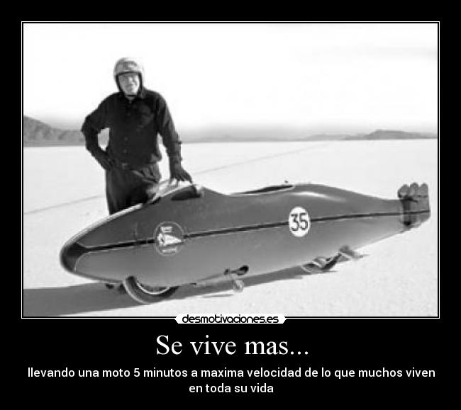 Se vive mas... -