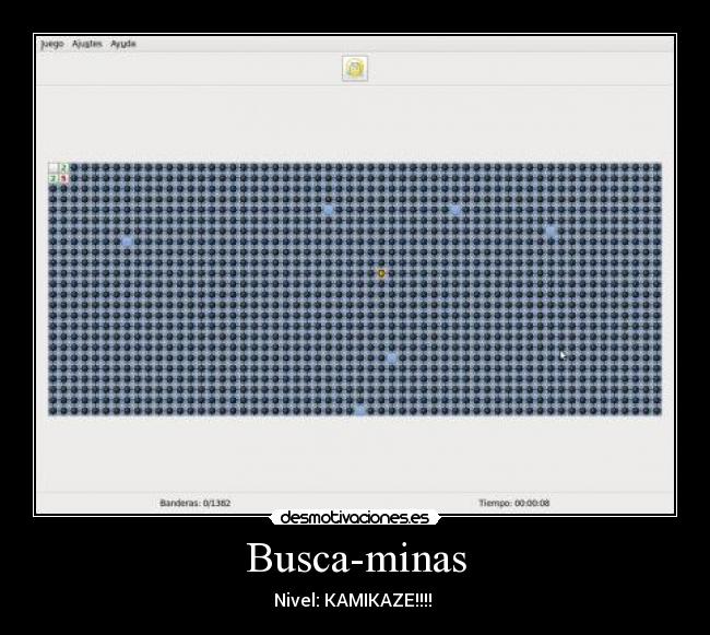 Busca-minas - Nivel: KAMIKAZE!!!! 