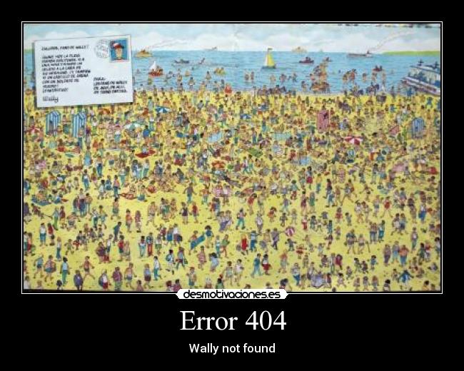 Error 404 -
