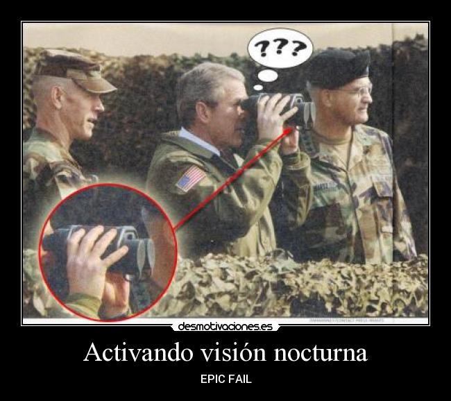 Activando visión nocturna -