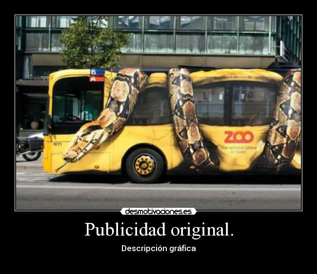 Publicidad original. - 