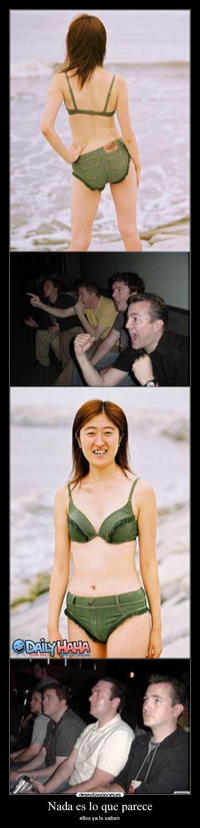 Nada es lo que parece - ellos ya lo saben 