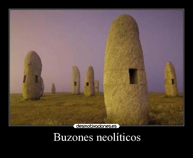 Buzones neolíticos - 