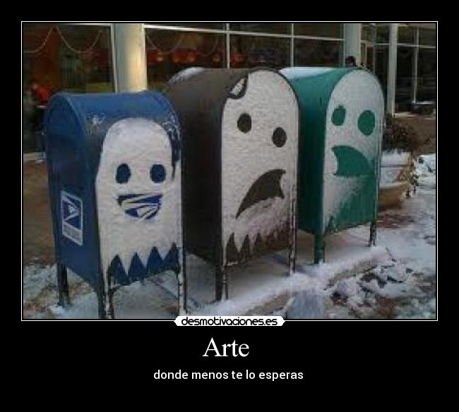 Arte - donde menos te lo esperas