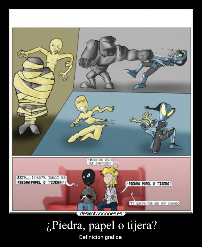 ¿Piedra, papel o tijera? - 