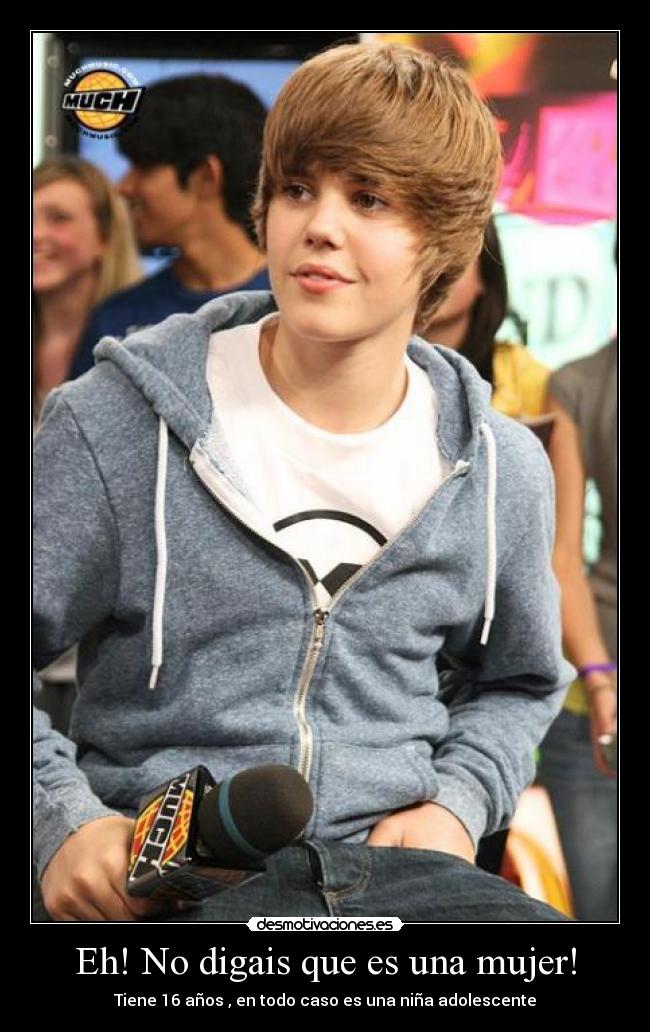 Eh! No digais que es una mujer! -