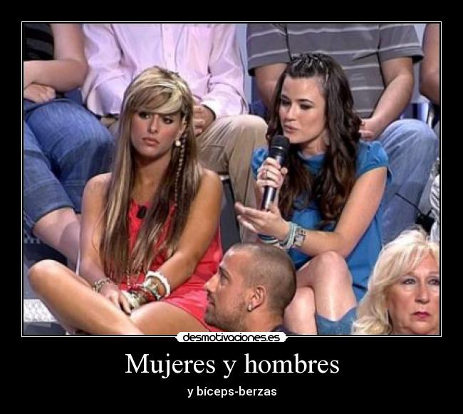 Mujeres y hombres - y bíceps-berzas