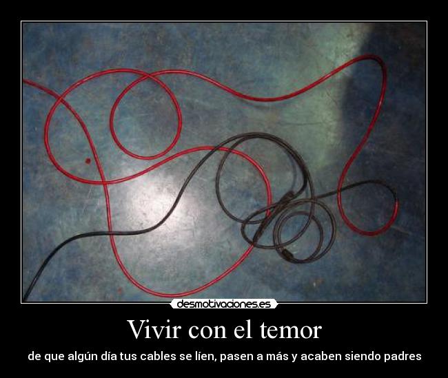 Vivir con el temor -