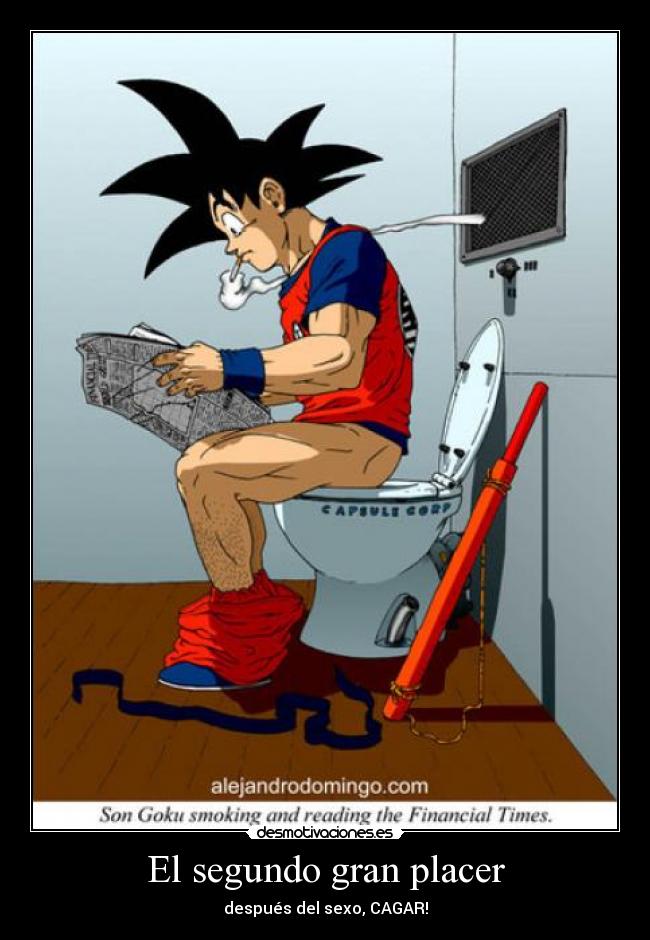 El segundo gran placer - después del sexo, CAGAR!