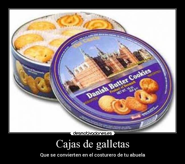 Cajas de galletas - 
