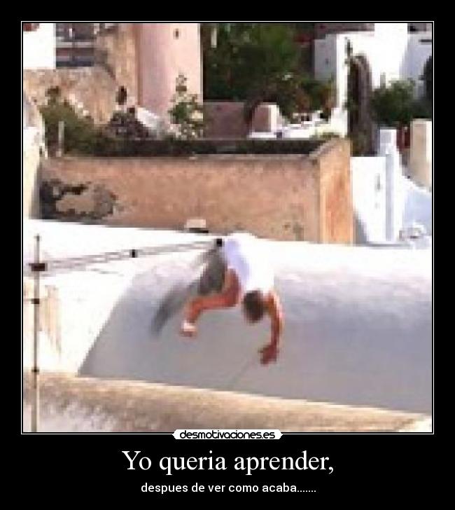carteles parkour desmotivaciones