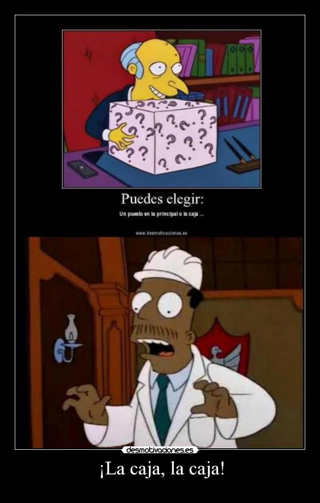 ¡La caja, la caja! - 