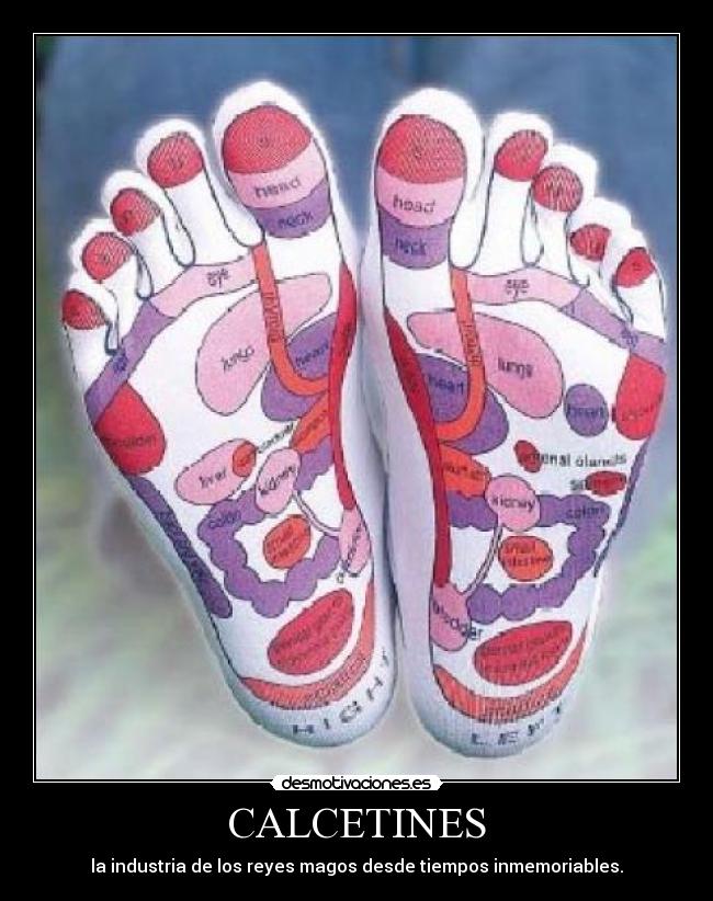 CALCETINES - la industria de los reyes magos desde tiempos inmemoriables.