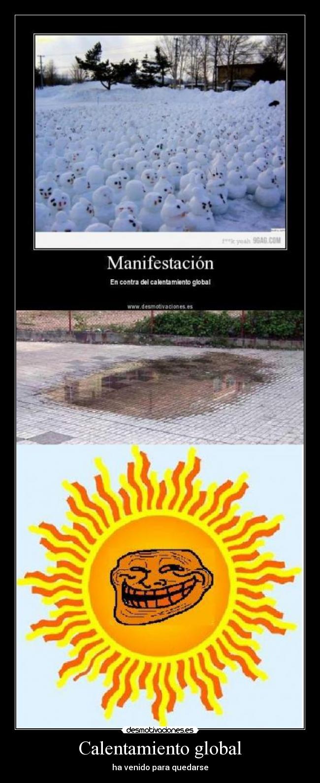 Calentamiento global - ha venido para quedarse