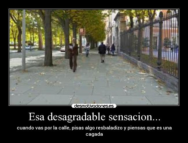 Esa desagradable sensacion... - 
