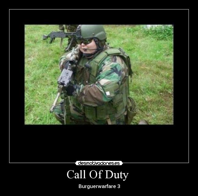 Call Of Duty  - Burguerwarfare 3