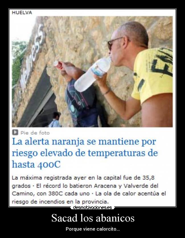 Sacad los abanicos - 