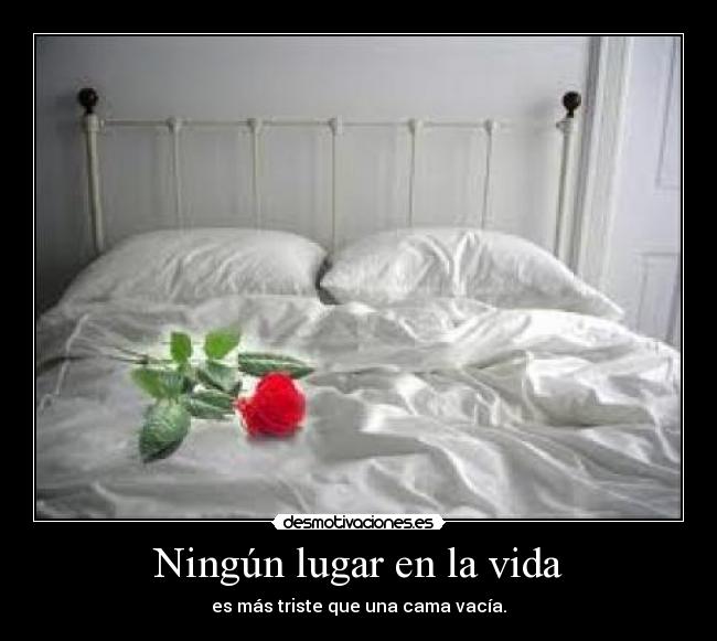 Ningún lugar en la vida - 