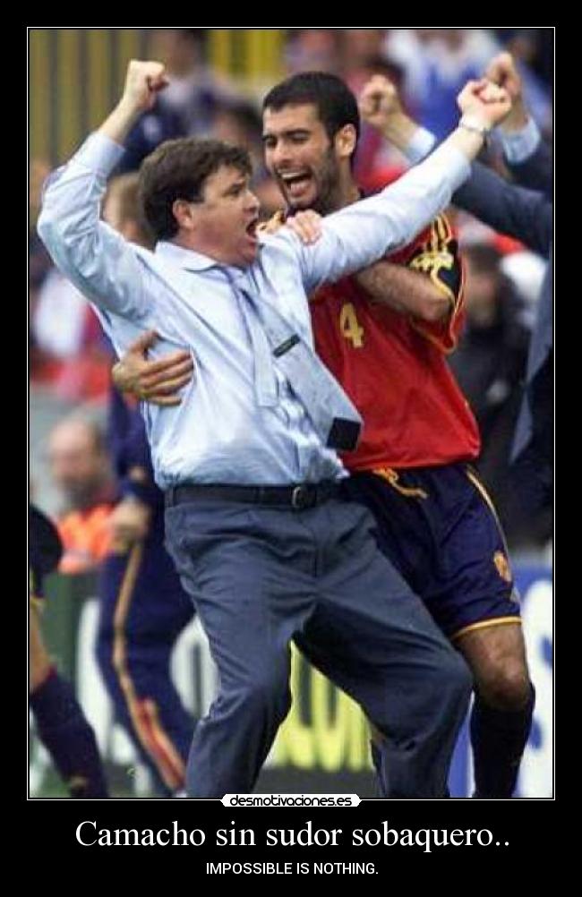 Camacho sin sudor sobaquero.. - IMPOSSIBLE IS NOTHING.