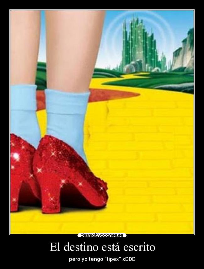 El destino está escrito Desmotivaciones