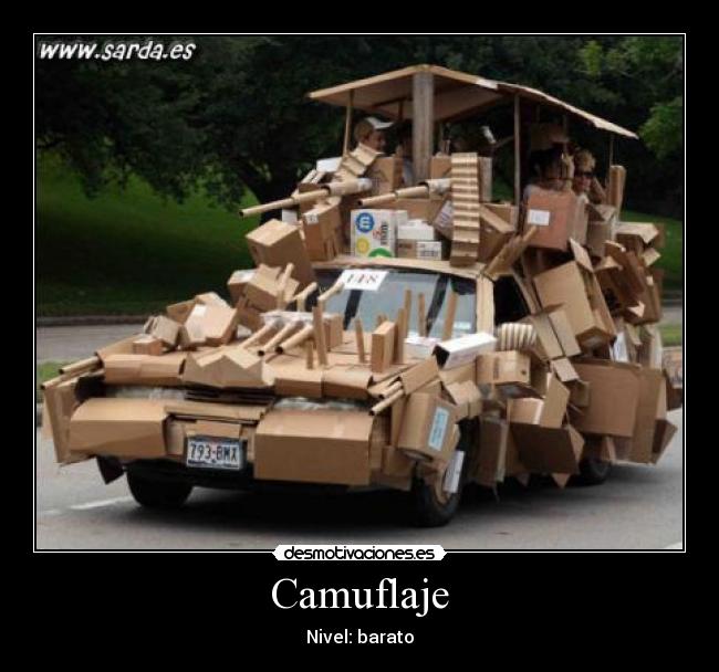 Camuflaje - Nivel: barato