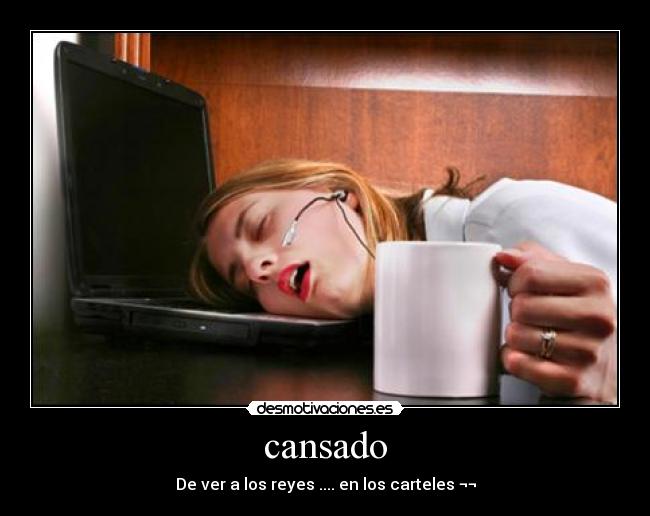 cansado -