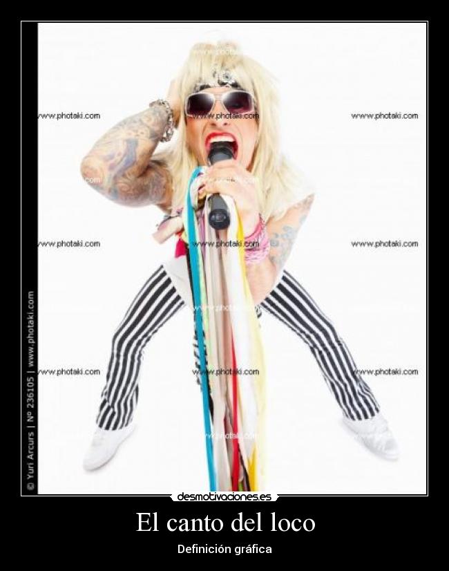 El canto del loco - Definición gráfica