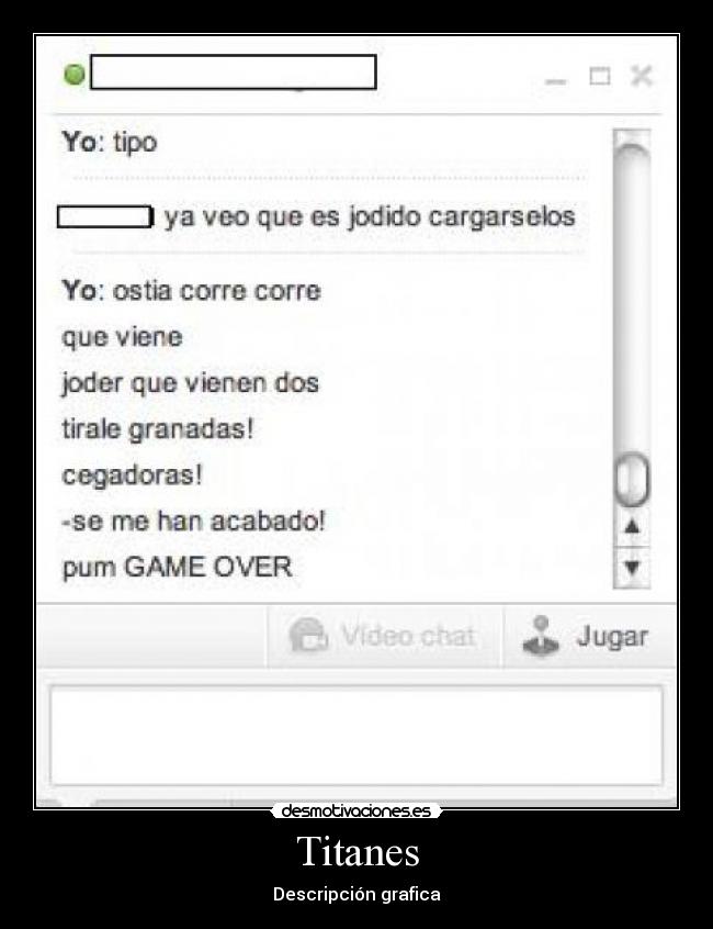 carteles descripcion grafica titan titanes call duty desmotivaciones