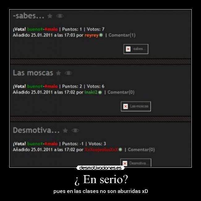 ¿ En serio? - 