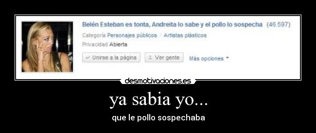 ya sabia yo... - 