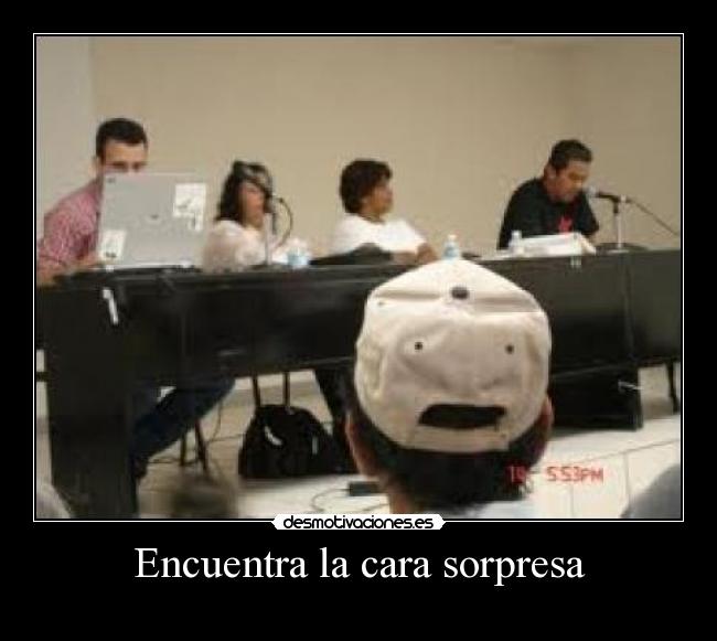 Encuentra la cara sorpresa - 