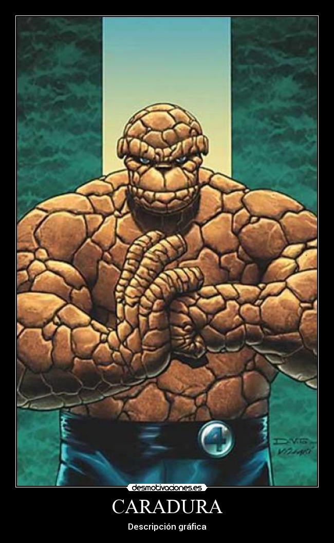 CARADURA - Descripción gráfica
