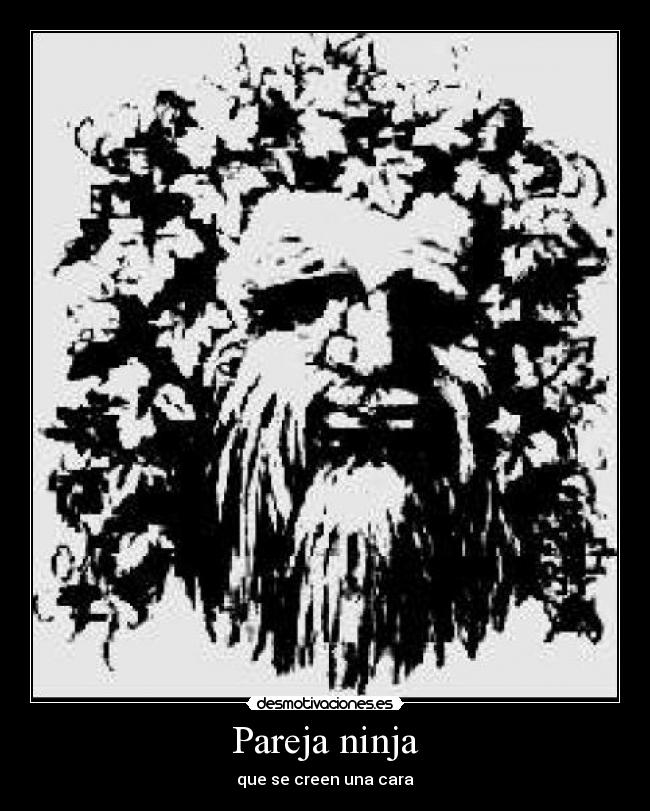 Pareja ninja - que se creen una cara