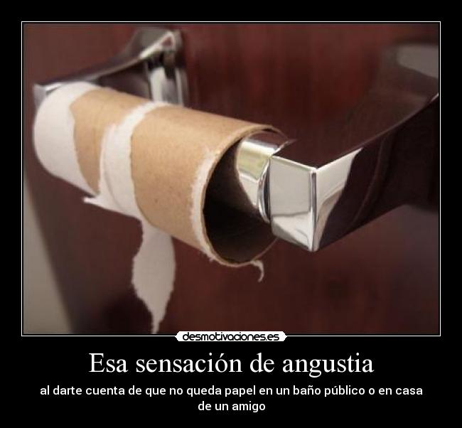 Esa sensación de angustia - 