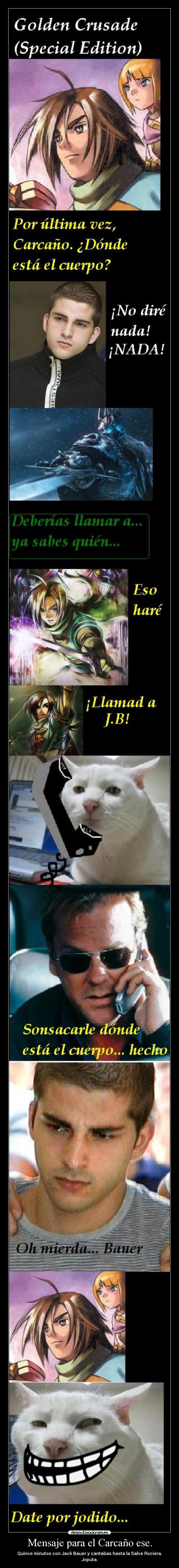 carteles golden crusade special nazax fj bauer walt_k desmotivaciones