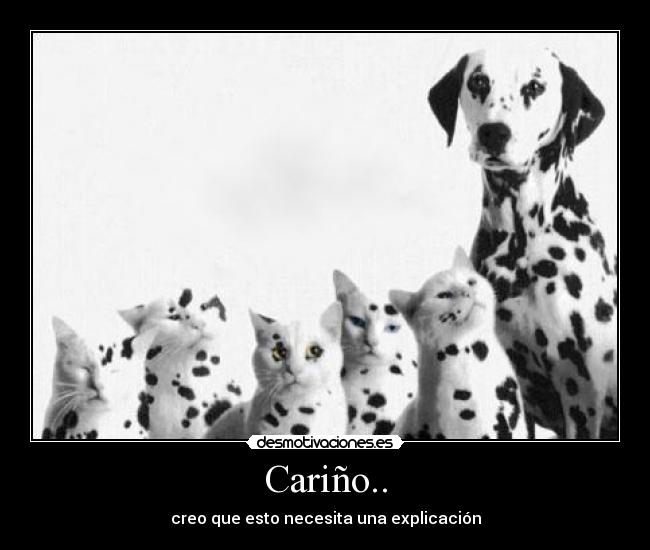 Cariño.. - creo que esto necesita una explicación