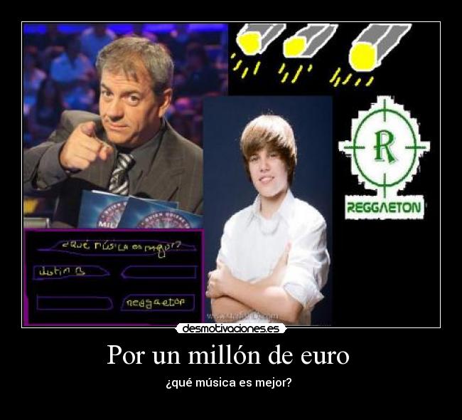 Por un millón de euro - ¿qué música es mejor?