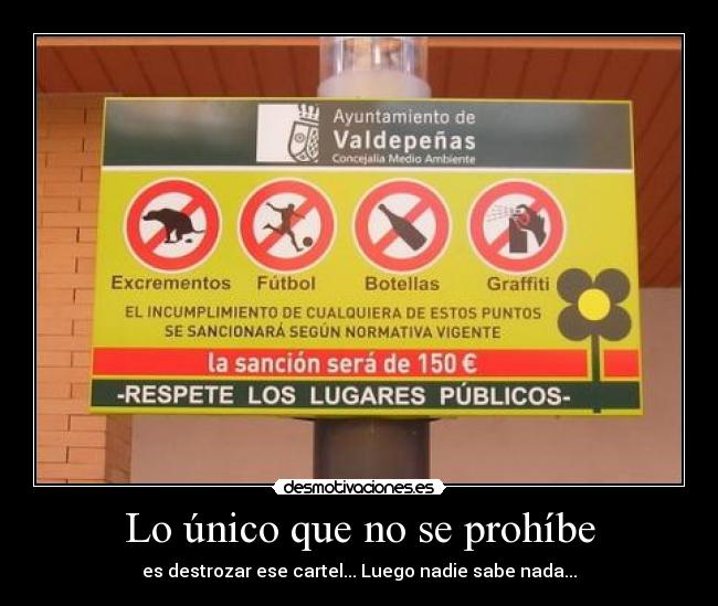 carteles leyes desmotivaciones