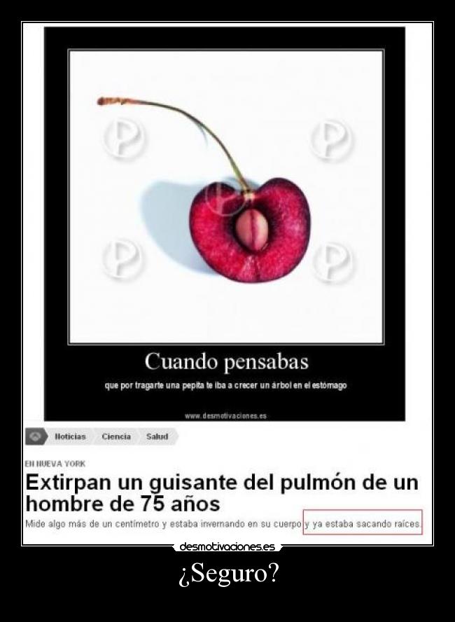 ¿Seguro? -