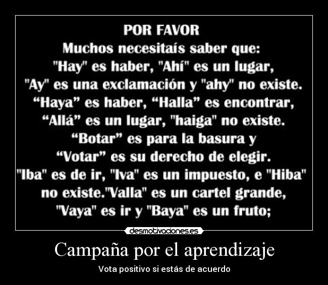 carteles campana aprendizaje desmotivaciones