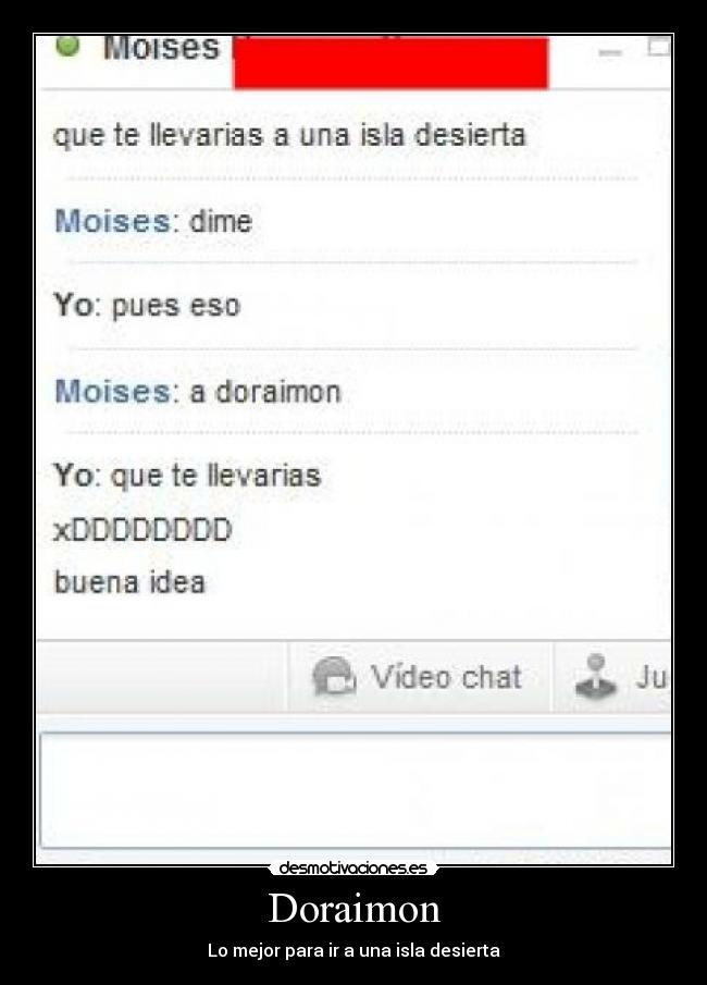 Doraimon - Lo mejor para ir a una isla desierta