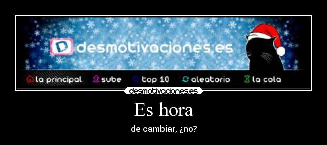 Es hora -