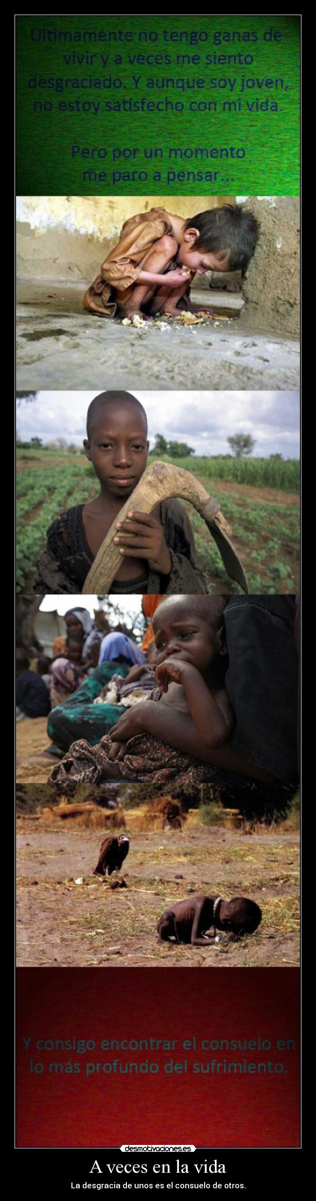 A veces en la vida -