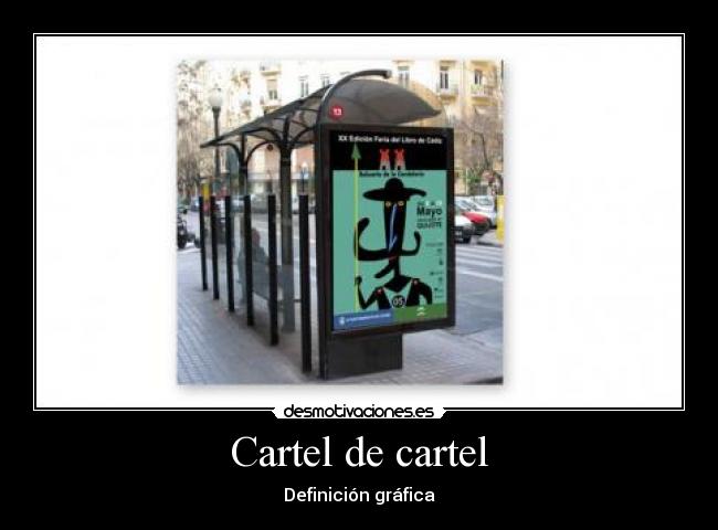 Cartel de cartel - Definición gráfica