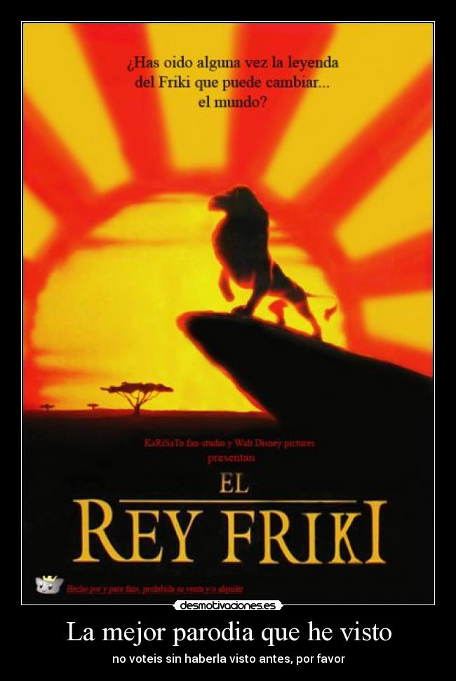 La mejor parodia que he visto - 